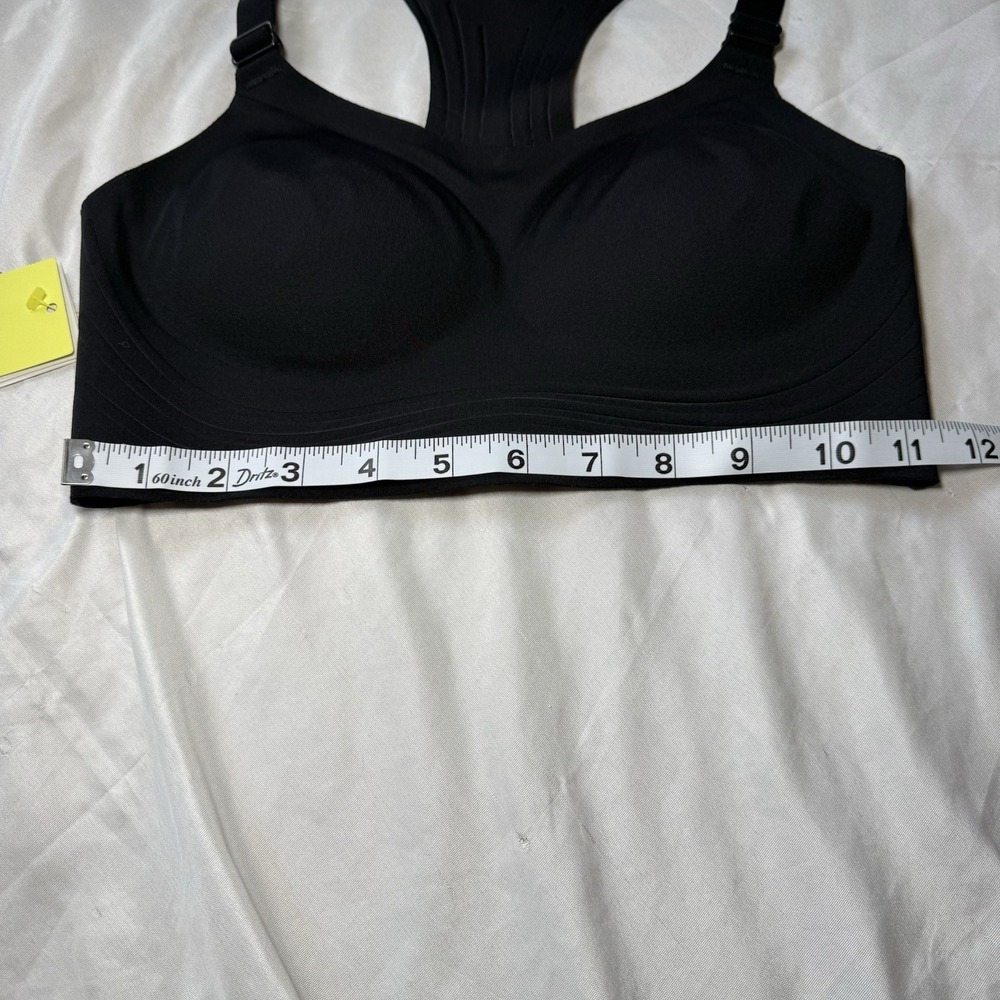 All in Motion Women's High Support Embossed Racerback Run Bra Black Size XS NWT - Picture 7 of 8